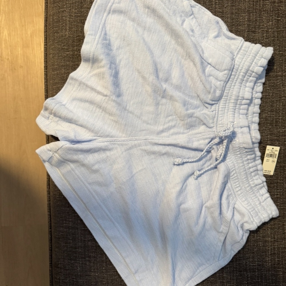 Aerie High Waist Light Blue Shorts